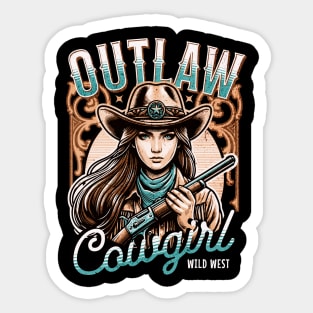 Cow girl Sticker